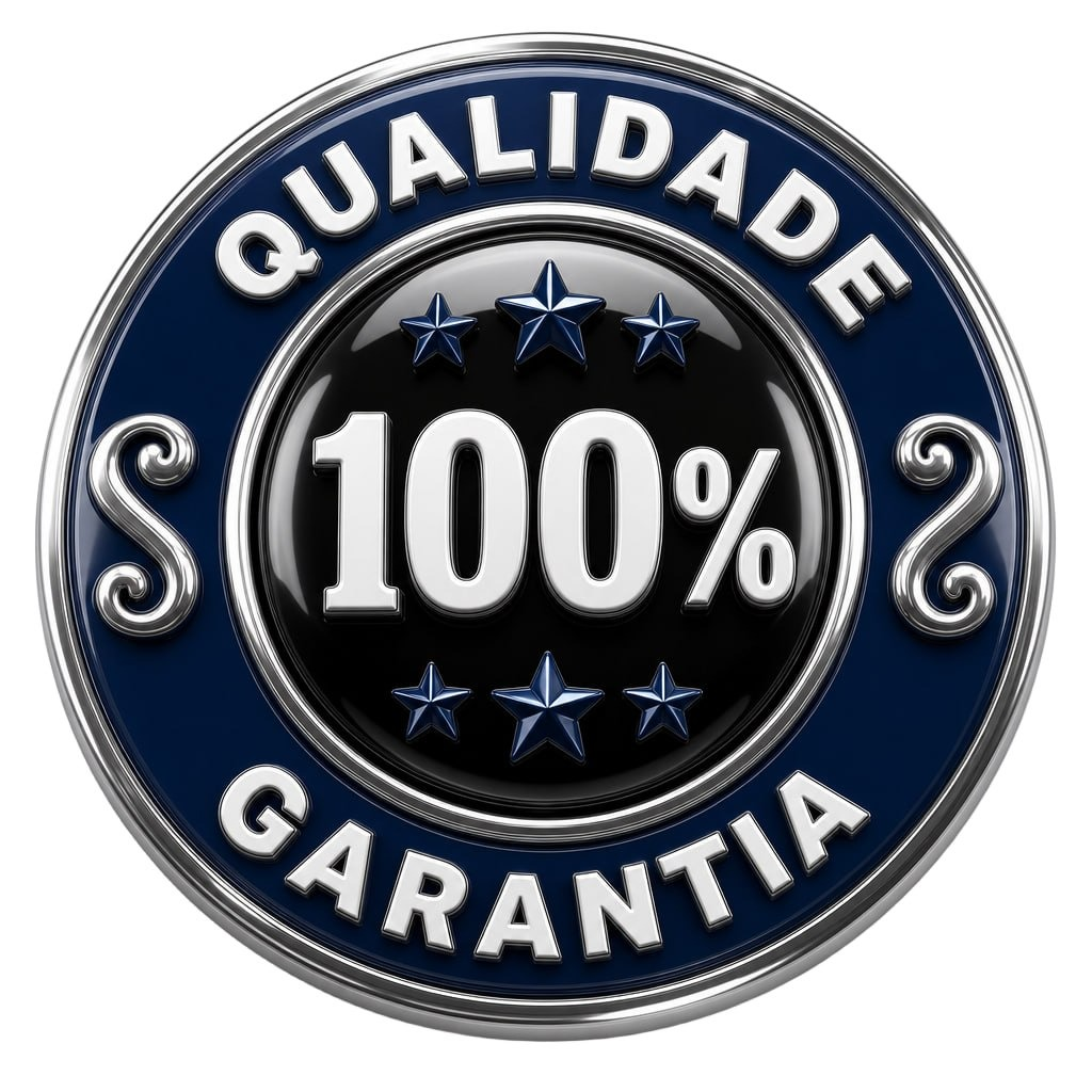 Selo 100% Qualidade Garantida